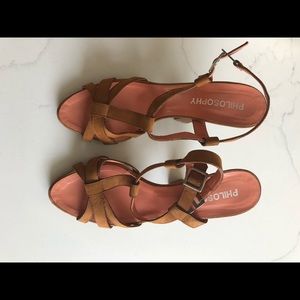 Alberta Ferretti - Tan suede heel - Size 41